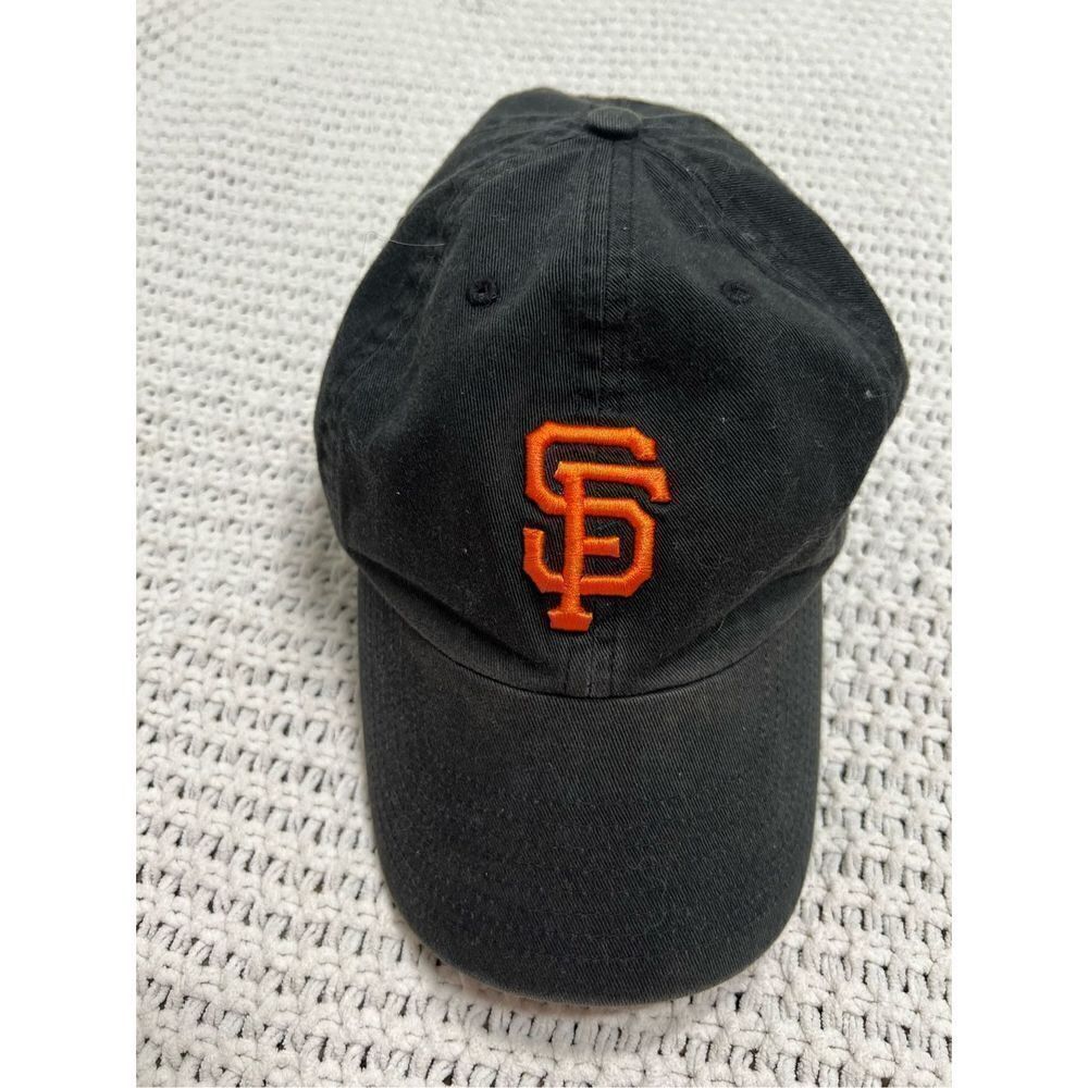 San fransisco mens black and orange hat mens